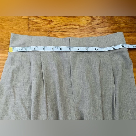Linen Blend Pants, Pacibe, Size Small, Wide Leg Elastic Waist Flowy Summer Pants - Picture 9 of 14